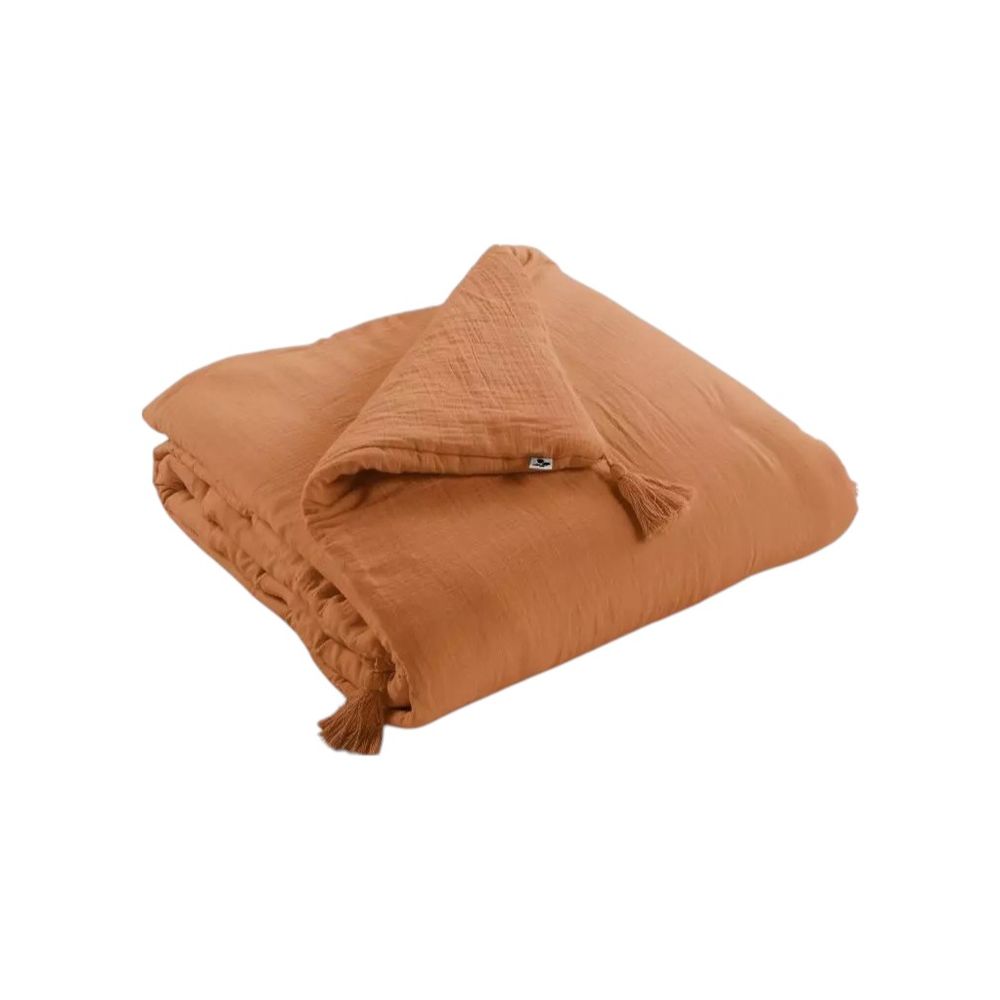 Couvre lit en gaze de coton gaia