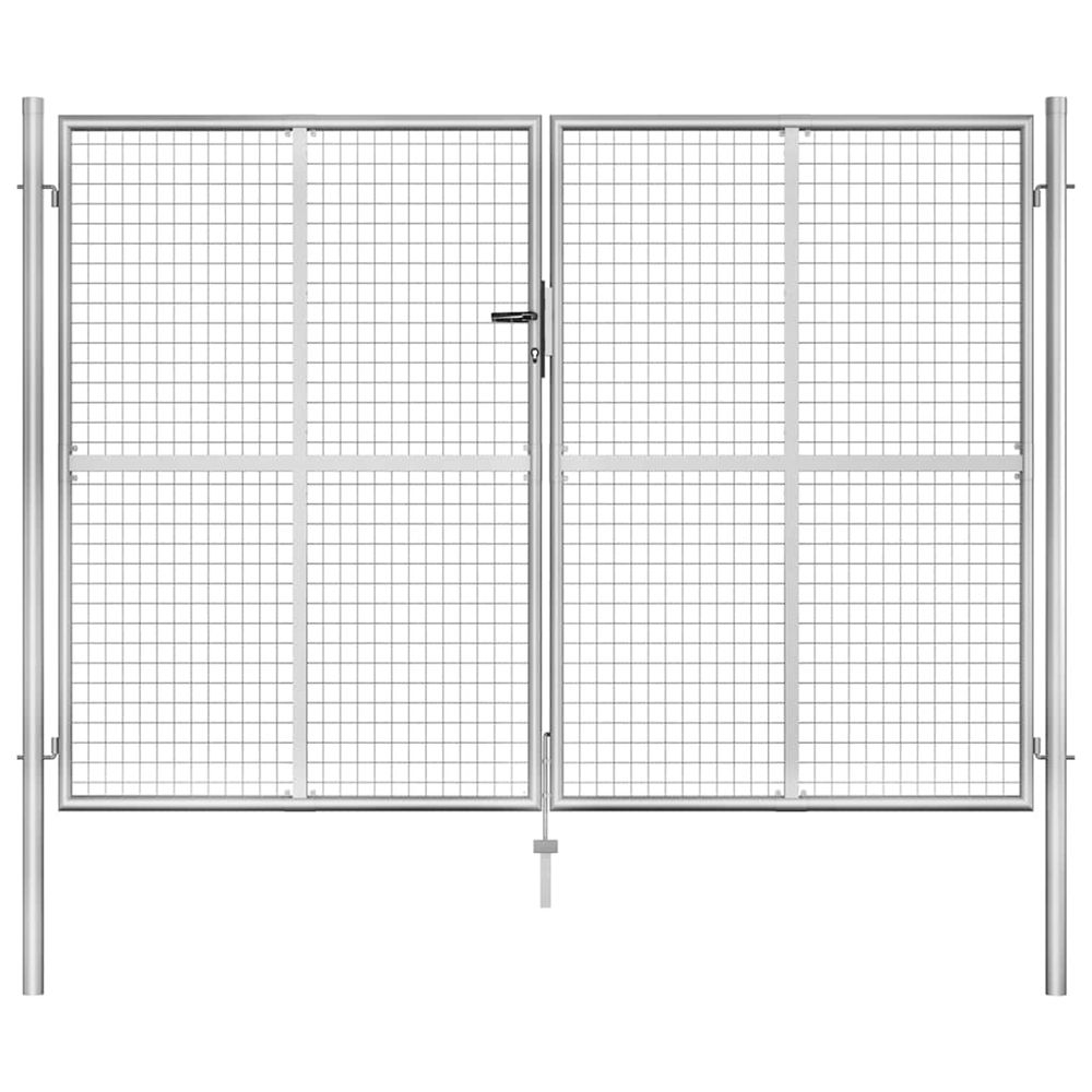 PORTE DE JARDIN ACIER GALVA 11-(864213)