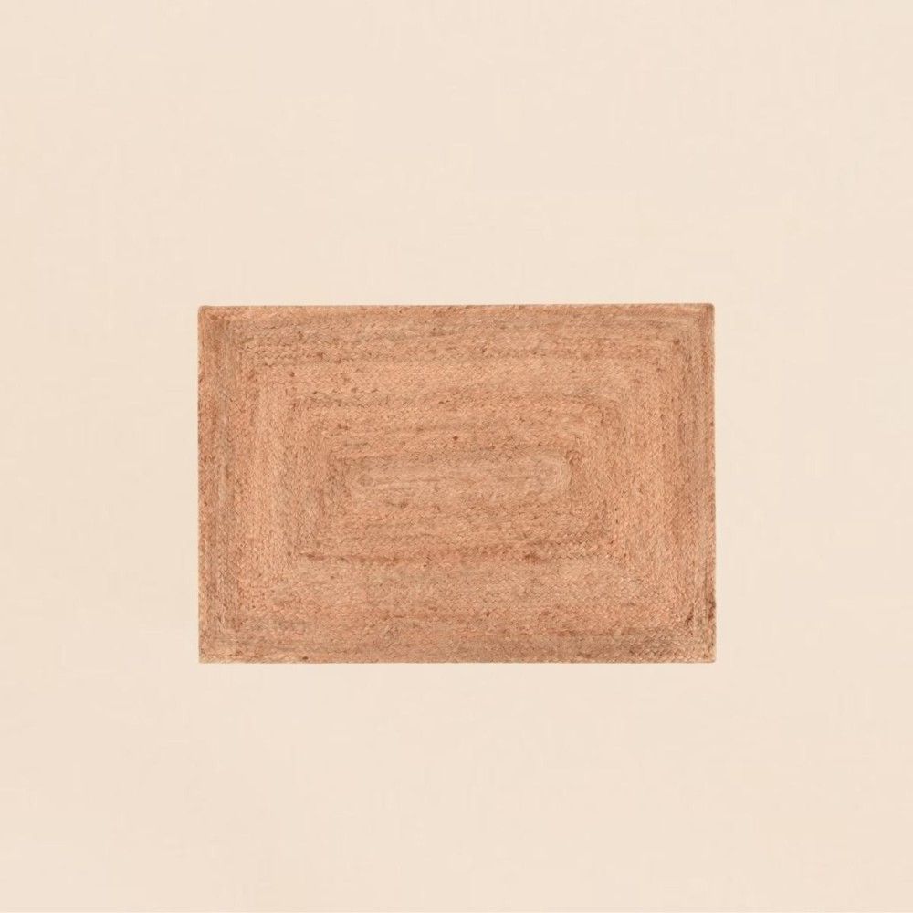 Tapis rectangulaire en jute 60x90cm