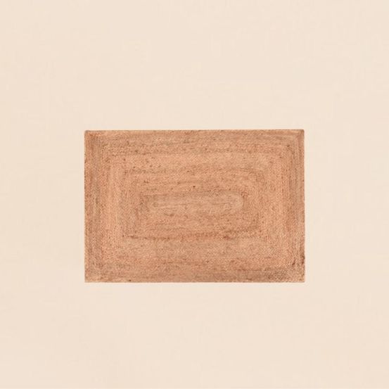Tapis rectangulaire en jute 60x90cm
