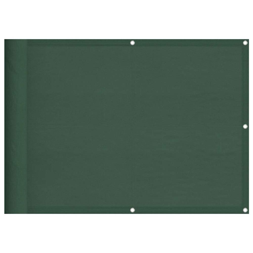 Écran de balcon vert foncé 75x800 cm 100% polyester oxford
