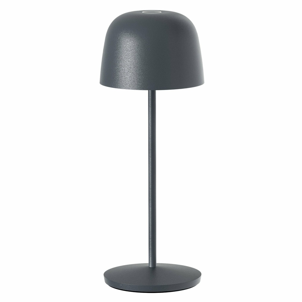 Lampe de table sans fil sophia gris h28cm