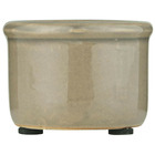 Pot mini hilda surface craquelée sable dimensions: h: 4,7 ø: 6,5cm