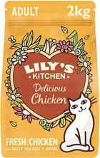 Croquettes pour chat sans cereales au poulet 4kg lily's kitchen