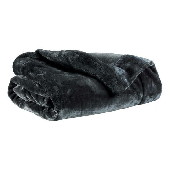 Plaid tender cendre 150 x 200 cm