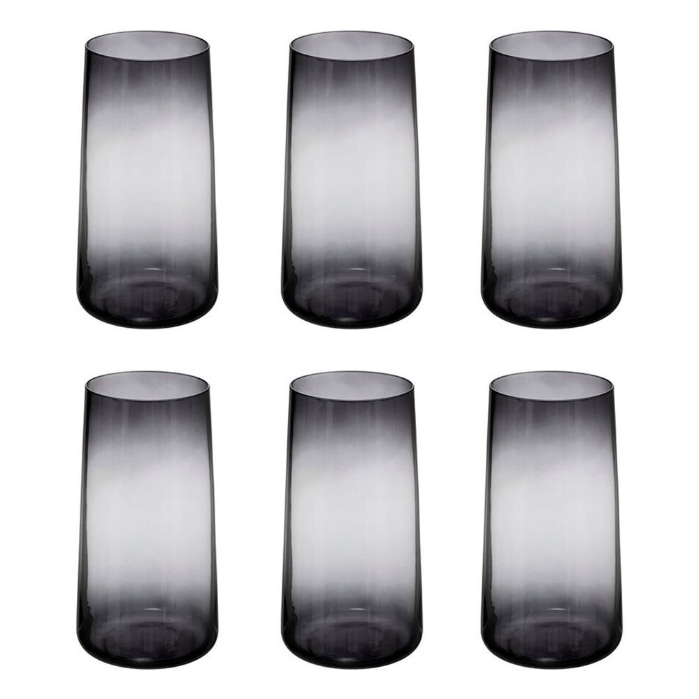Lot de 6 verres hauts trapèze 