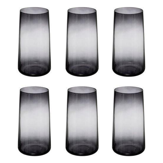 Lot de 6 verres hauts trapèze