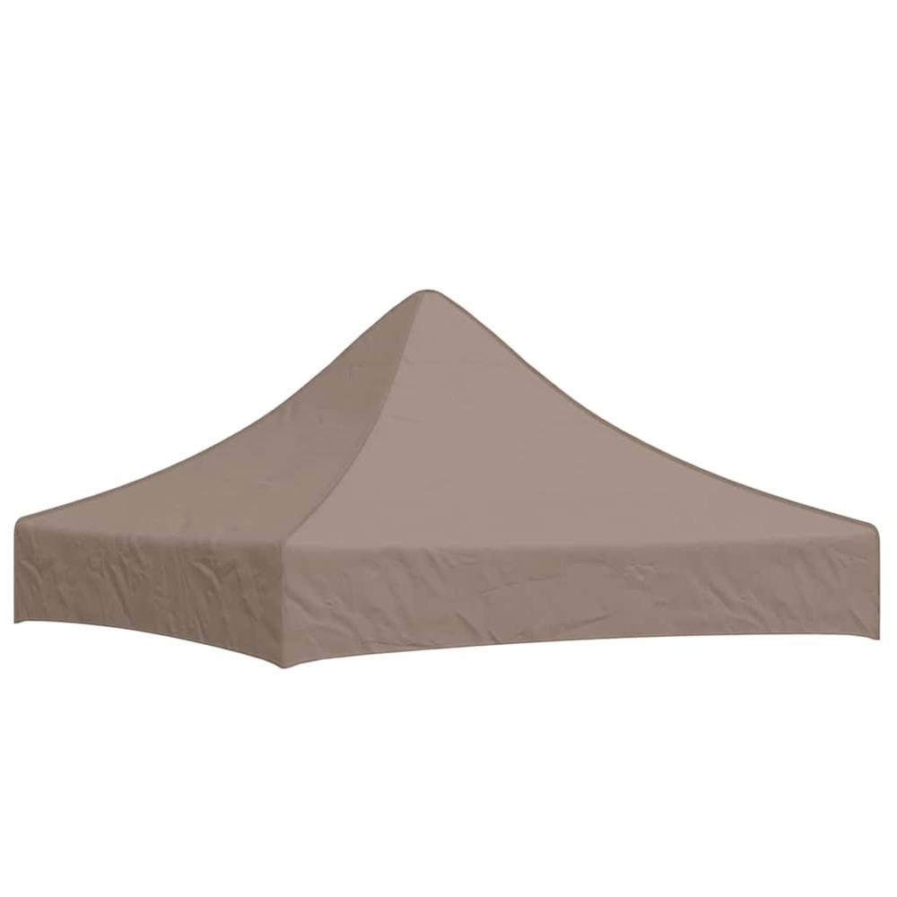 Toit de tente de réception 2x2 m taupe 270 g/m²