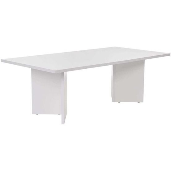 Table basse en aggloméré sabin blanc