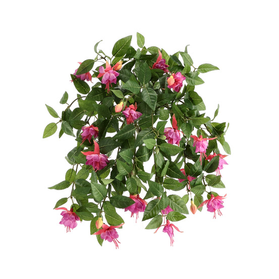 Chute de fuchsia artificielle violet 45cm