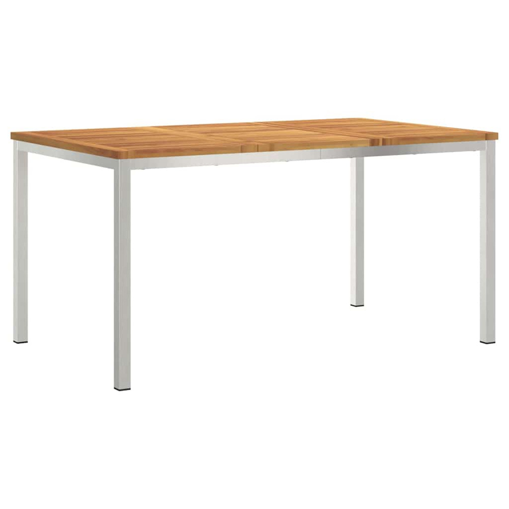 Tableàmanger marron 150 x 90 x 75 cm bois d'acacia massif