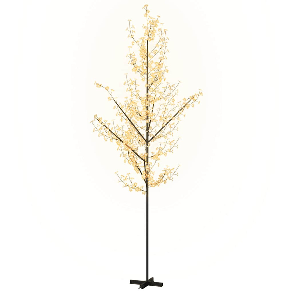 Arbre à led fleur de cerisier 672 led blanc chaud 400 cm