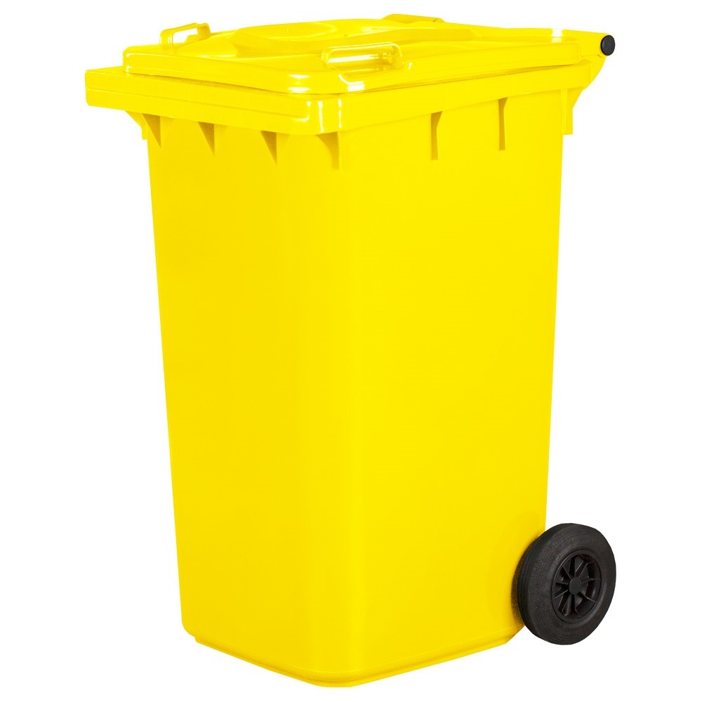 Poubelle / mini-conteneur 240 litres - jaune