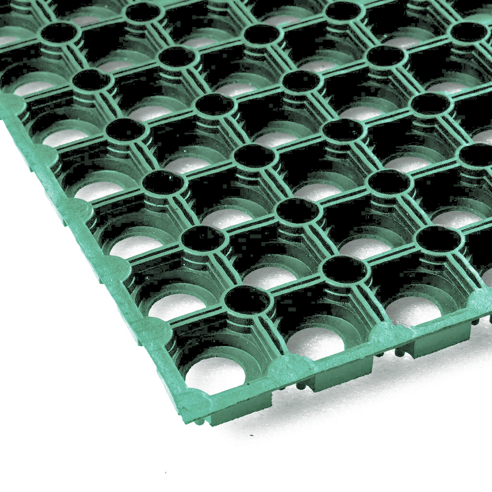 Tapis rond 100 x 150 cm vert