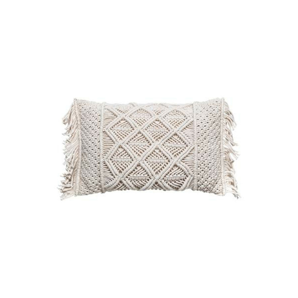 Coussin déco macramé 