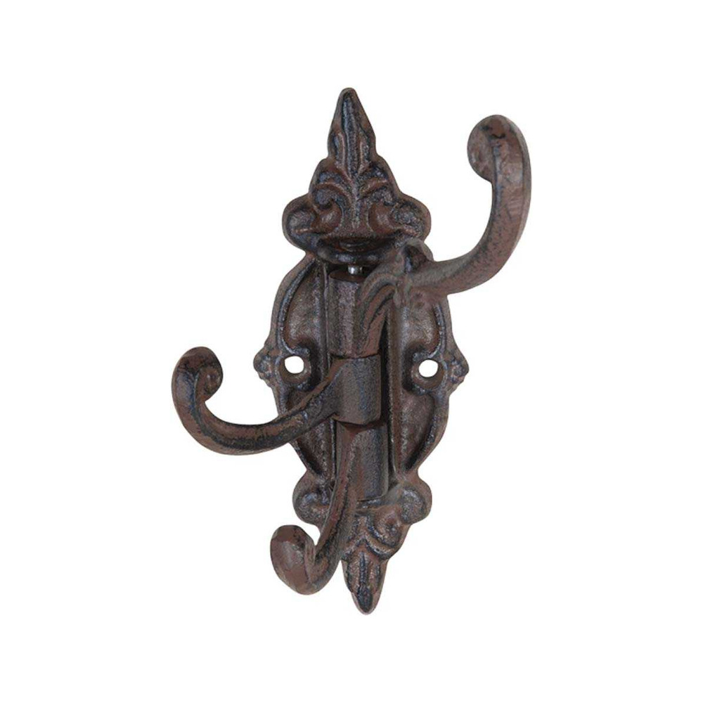 Crochet multipositions pivotant en fonte