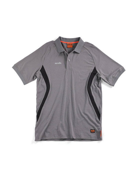1 polo graphite tech - taille s - scruffs