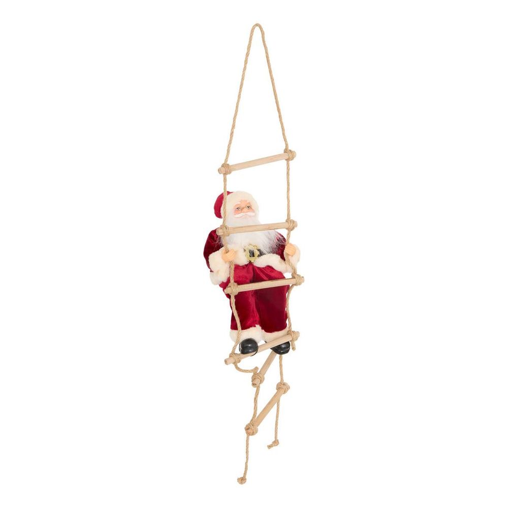 Père noël avec échelle h. 50 cm
