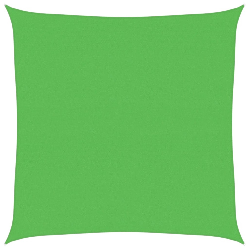 Voile d'ombrage 160 g/m² vert clair 5x5 m pehd