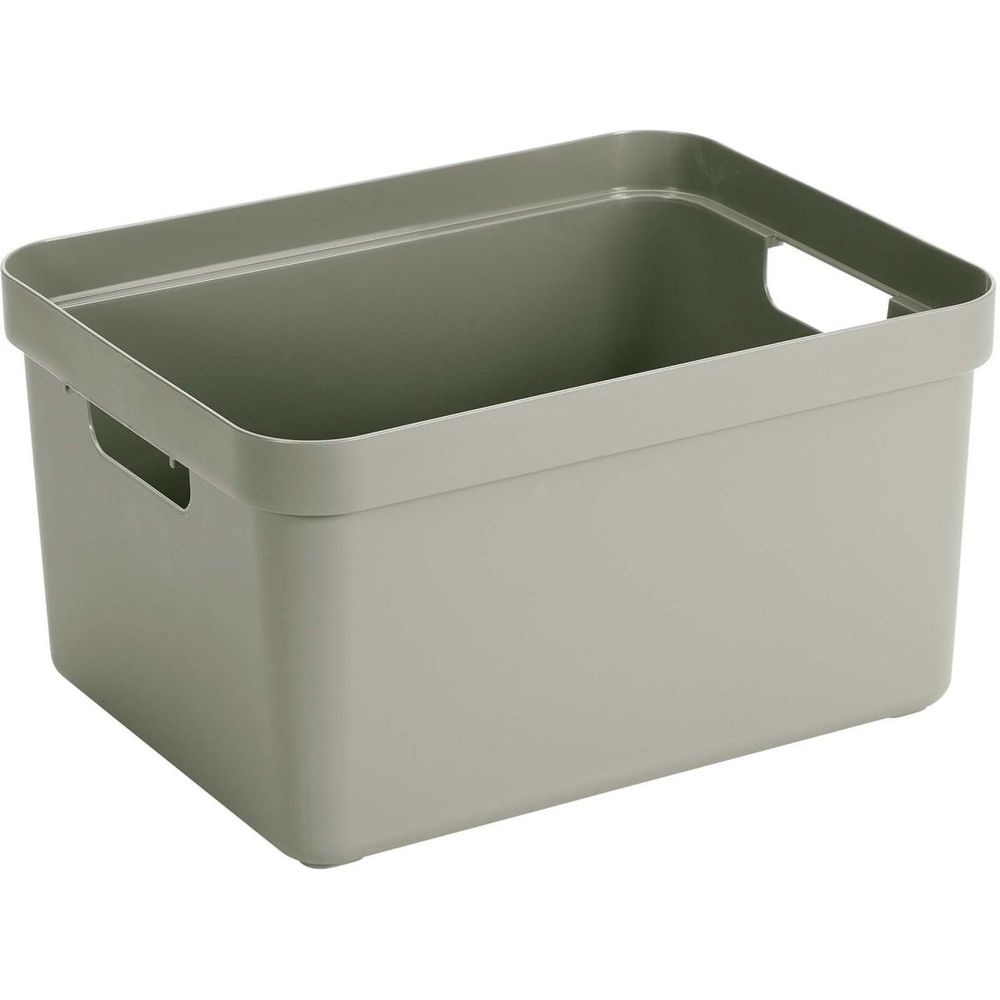 Boite de rangement sigma home box 32 l vert clair