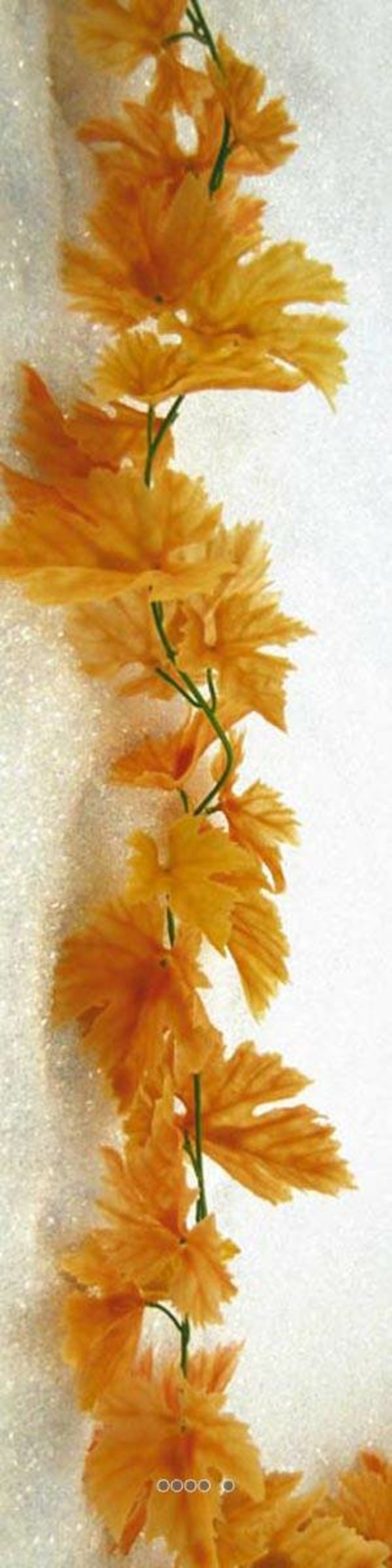 Guirlande de feuillage automnal artificiel en plastique l 2 m