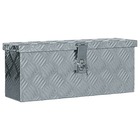 Boîte en aluminium argenté chariot à outils caisse à outils atelier