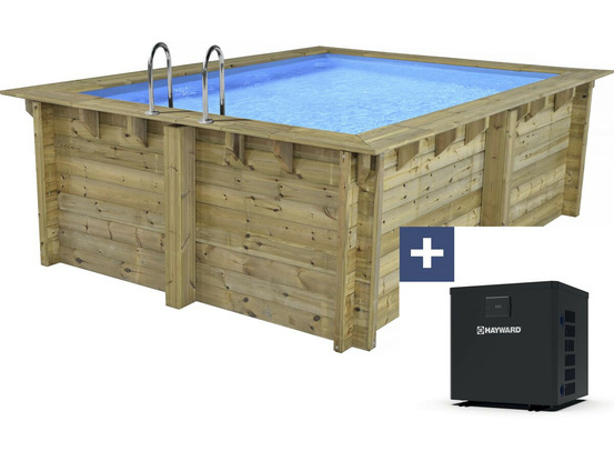 Piscine bois rectangle