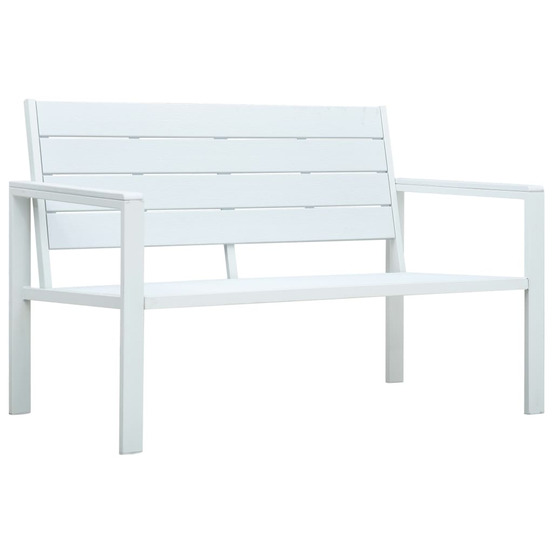BANC DE JARDIN 120 CM PEHD BLA-(870083)