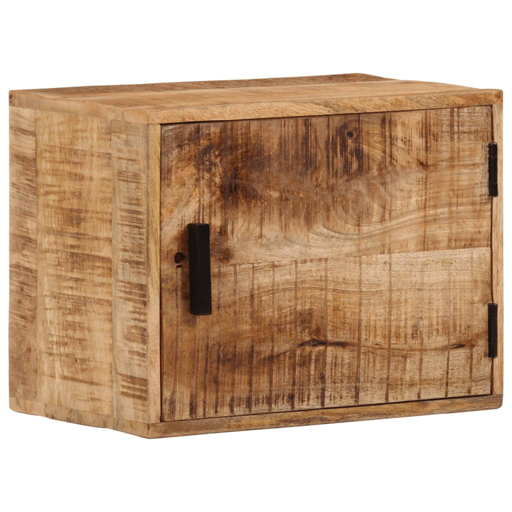 Table de chevet murale 40x30x25 cm bois de manguier massif
