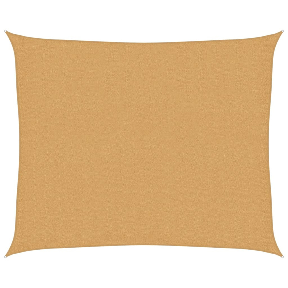 Voile d'ombrage 160 g/m² rectangulaire sable 2,5x3 m pehd