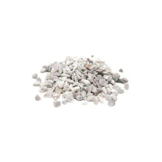 Graviers marbre concassé blanc carrare 10kg