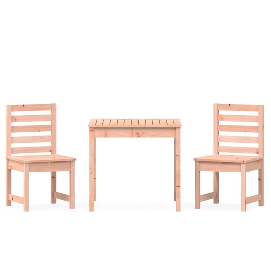 Ensemble de bistrot de jardin 3 pcs bois massif douglas