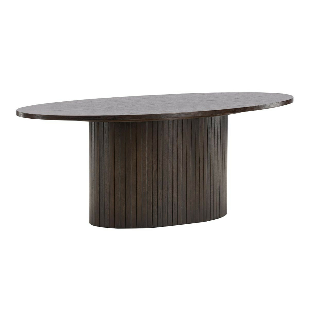 Table basse design nervuré 