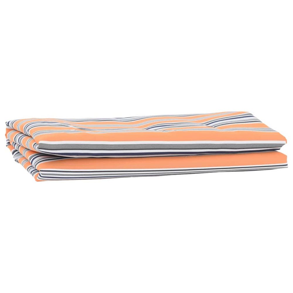 Toile de rechange pour auvent bleu et orange 1000 x 160 cm