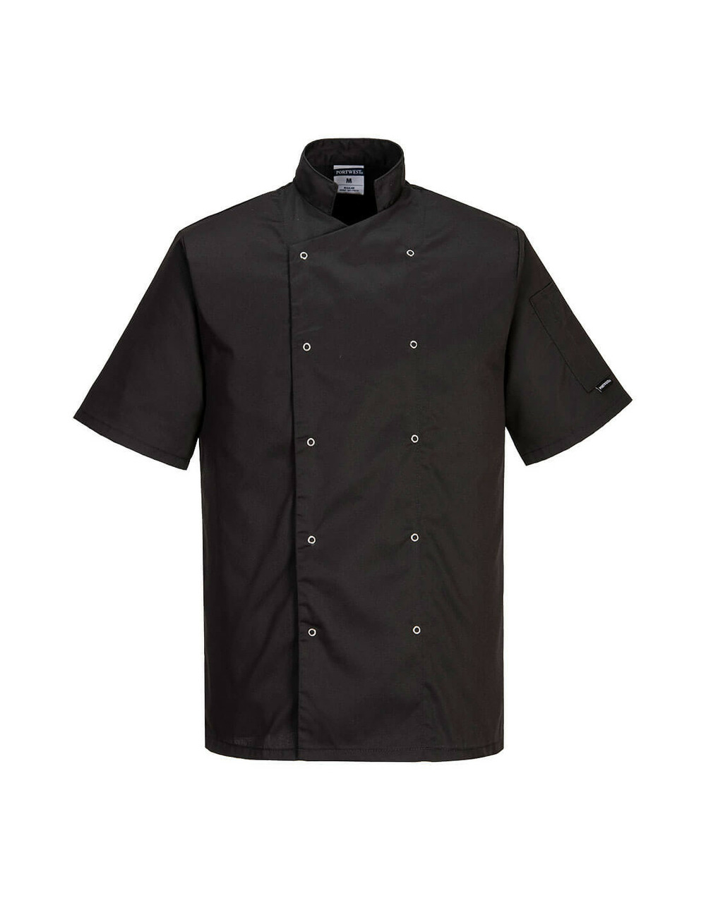Veste de cuisine cumbria couleur : noir taille xs - portwest