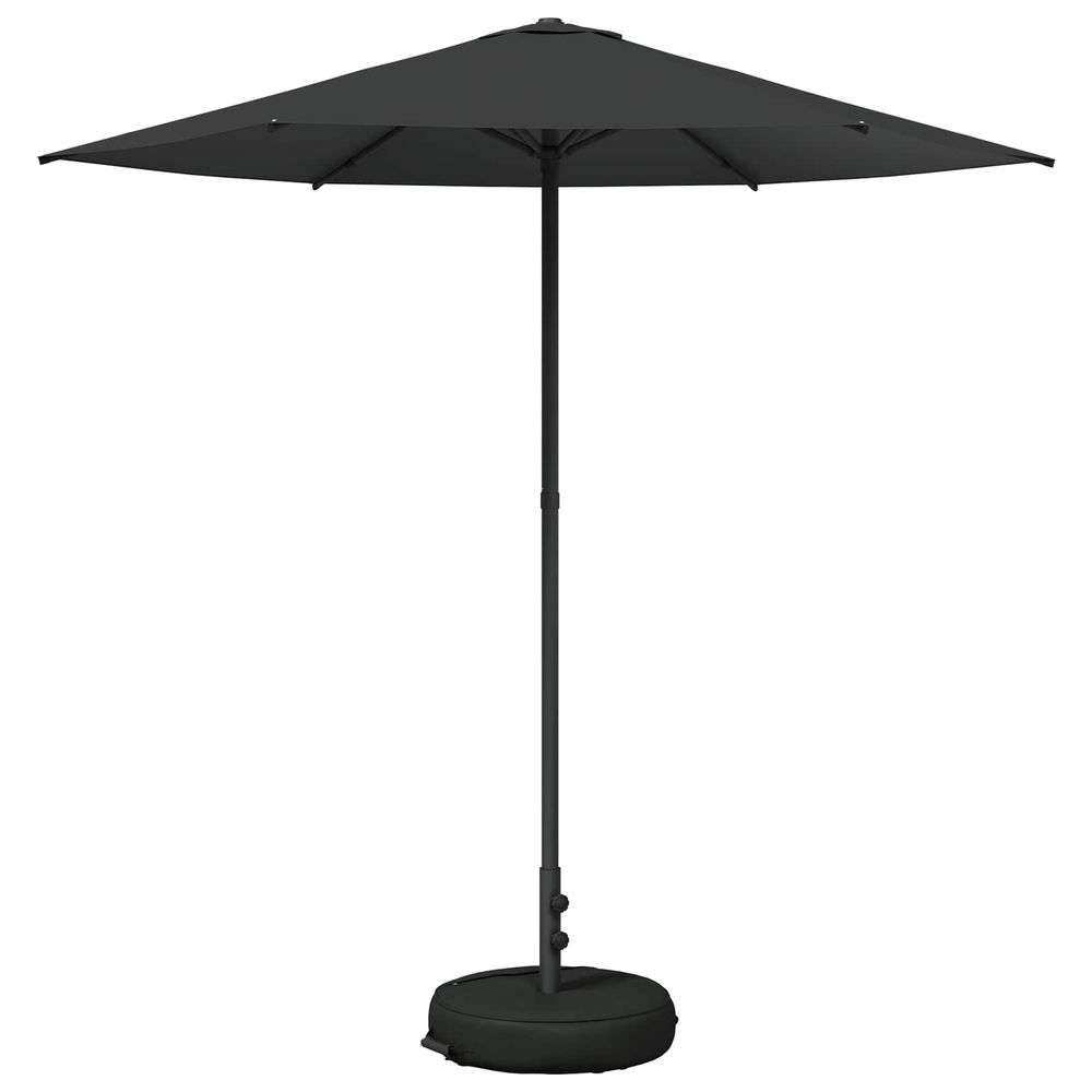Parasol de jardin avec base 230 x 230 cm polyester
