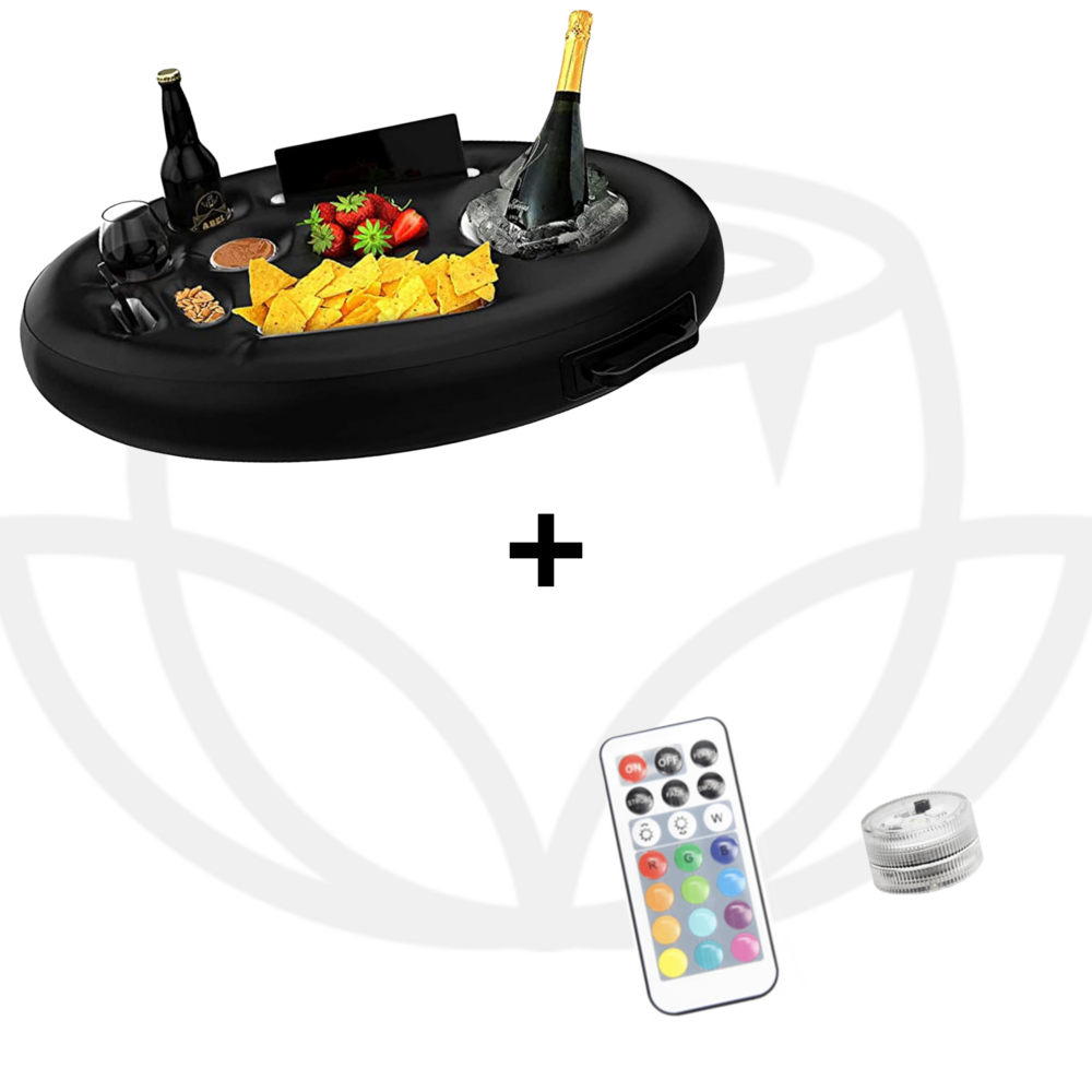 Pack party coco spa bar flottant et lumieres etanches