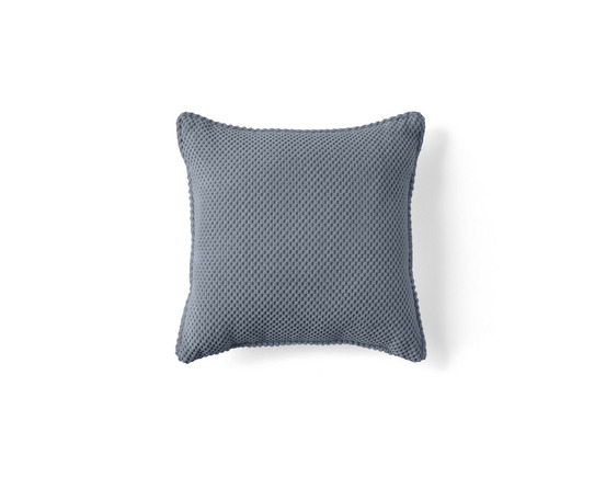 Topaze - coussin - velours texturé - 40x40 cm