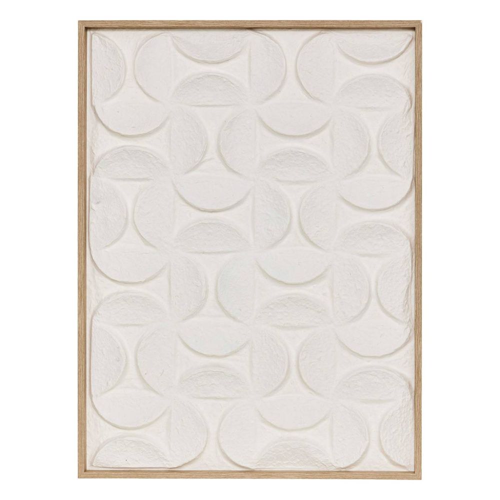 Toile 3d kailani blanc 60x80cm