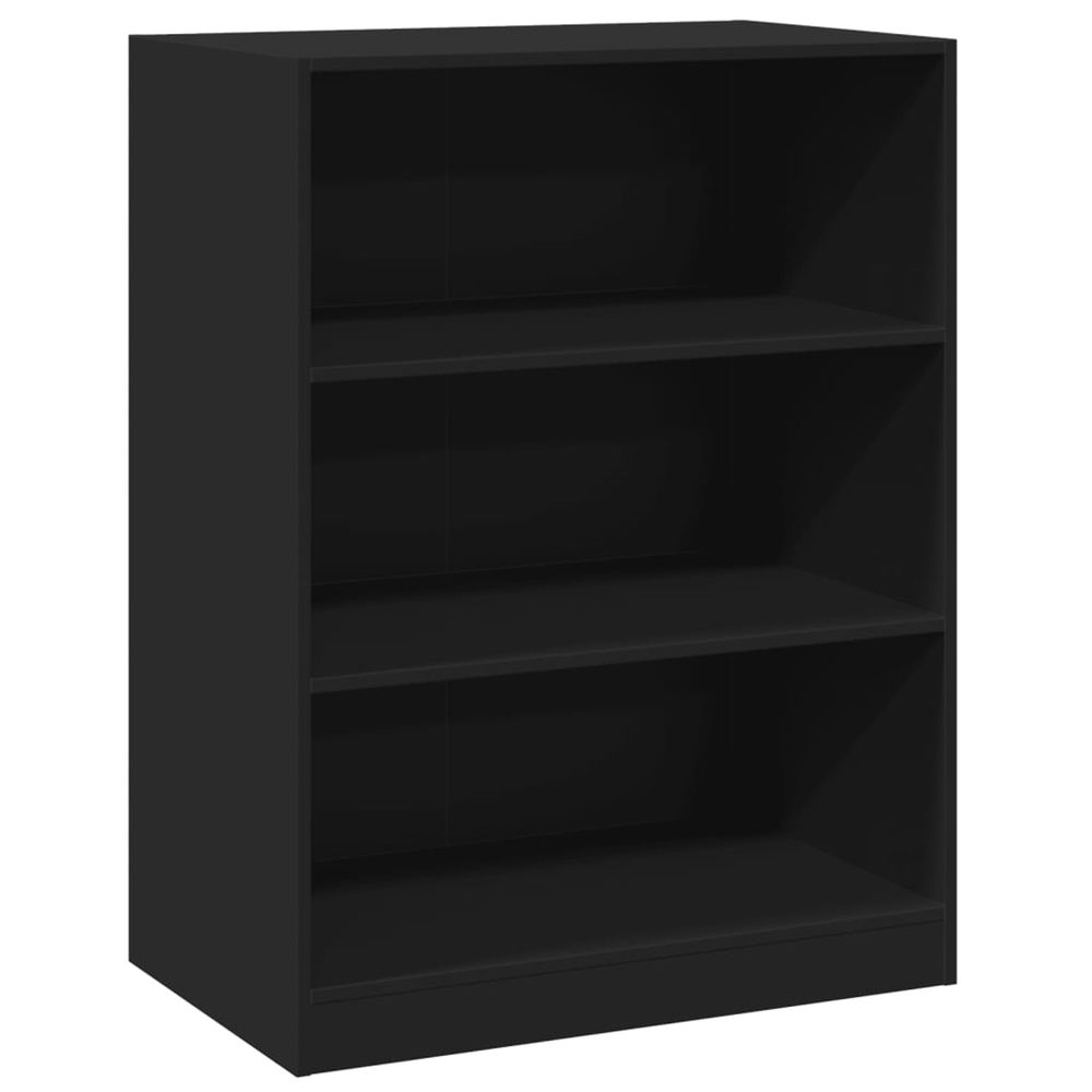 Garde-robe noir 77x48x102 cm bois d'ingénierie