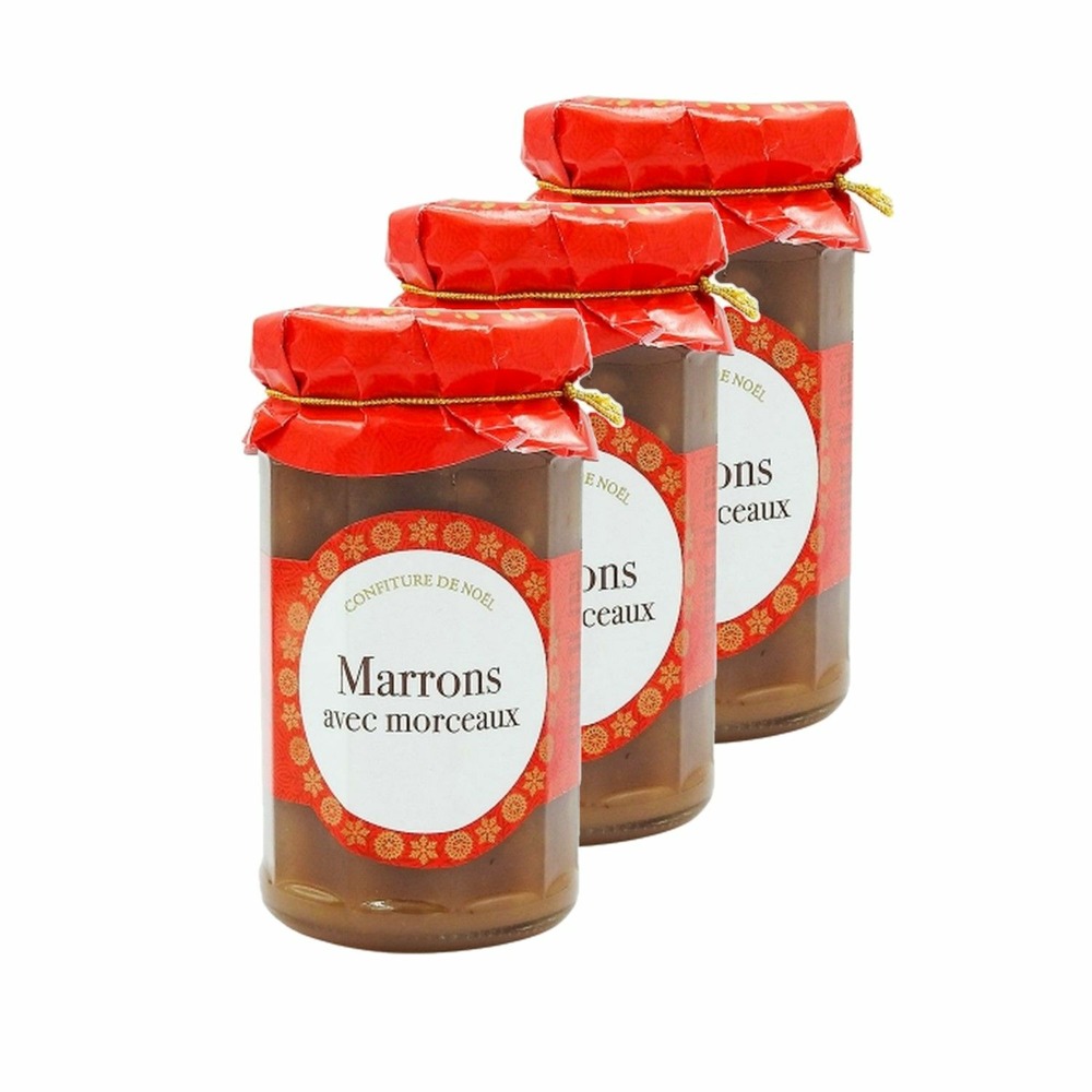 Confiture de marrons avec morceaux - confiture de noël