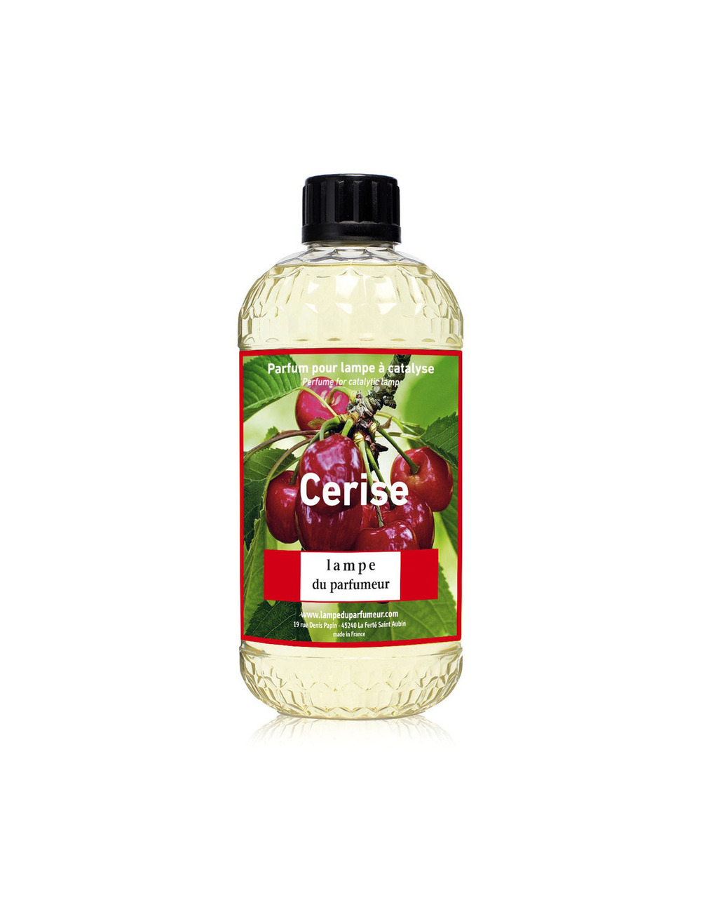 Recharge lampe senteur cerise 500ml - lampe du parfumeur
