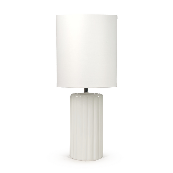Palladio-lampe à poser en céramique blanche