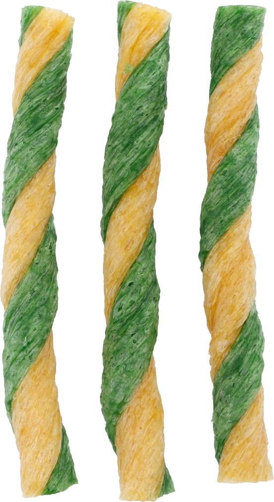 Friandise petits blocs avec poulet et cabillaud