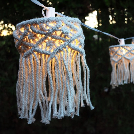 Guirlande mykonos solaire et rechargeable usb