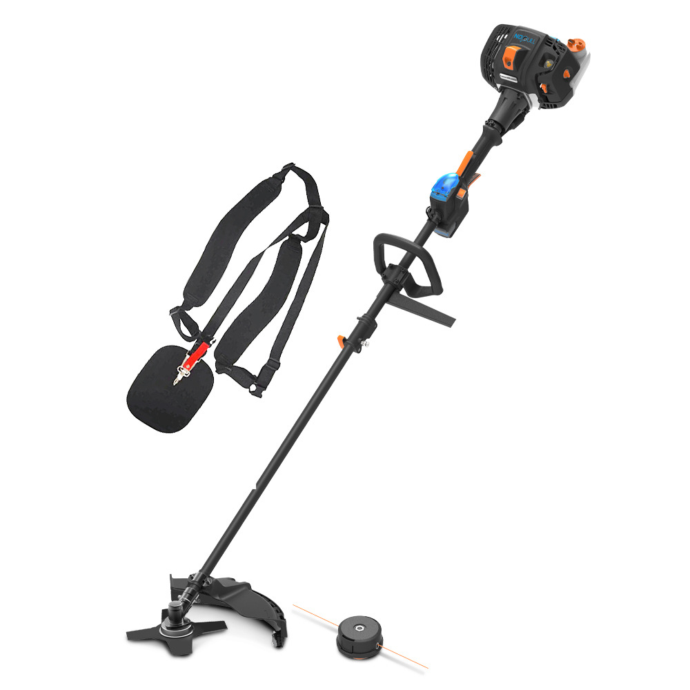 Débroussailleuse thermique 26cc avec démarrage électrique - lawnmaster