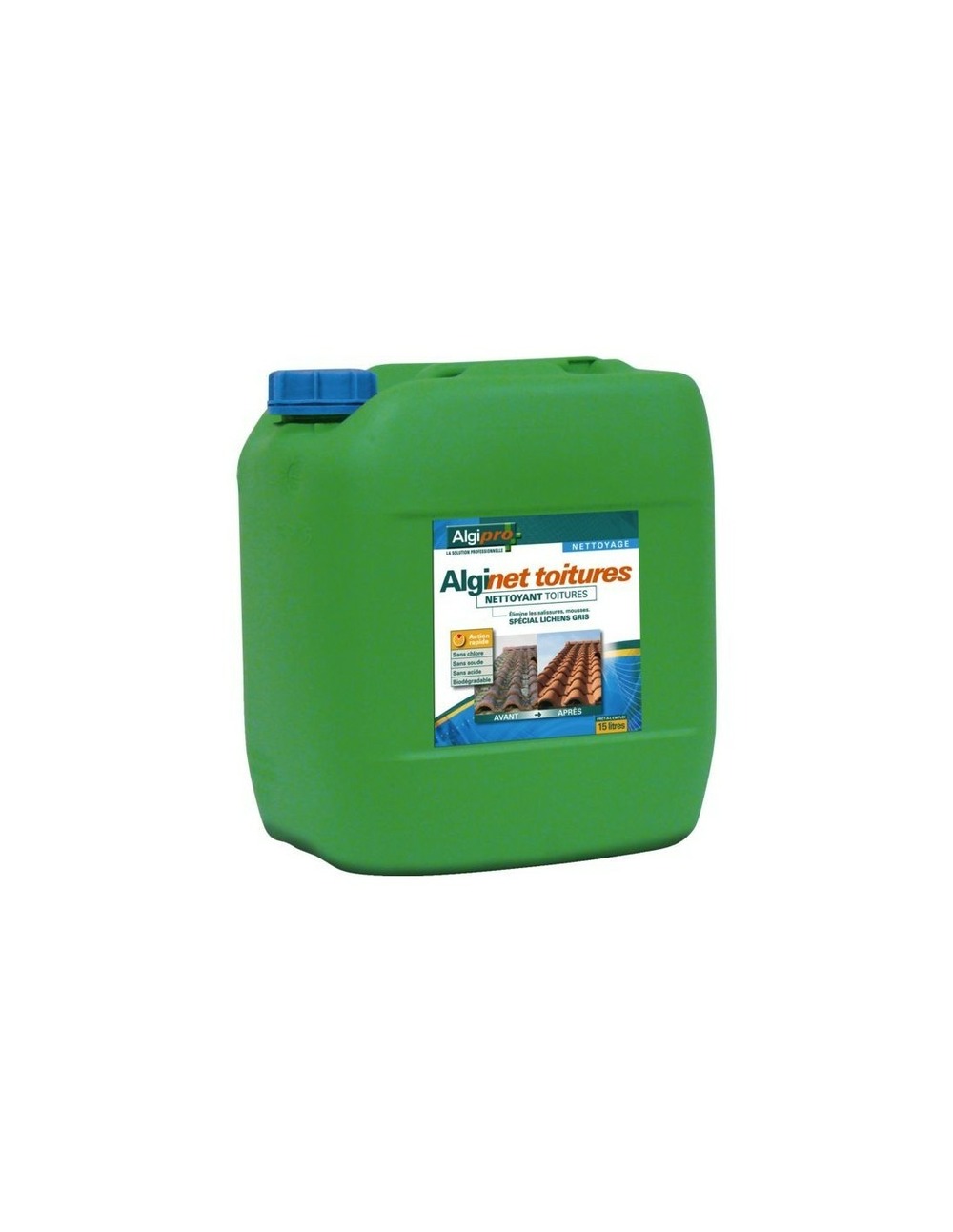 Nettoyant démoussant toitures alginet 5 litres- algimouss