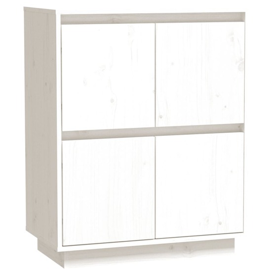 Buffet bahut commode armoire meuble de rangement organisateur cuisine salle de séjour salon 60 x 34 x 75 cm bois massif de pi