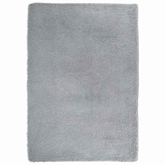 Tapis shaggy à poils longs navarra gris clair 160x230 cm