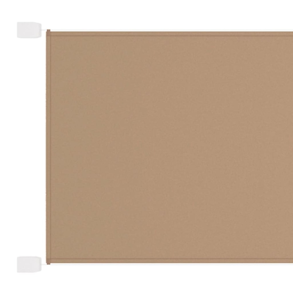 Auvent vertical 140 x 800 cm tissu oxford taupe
